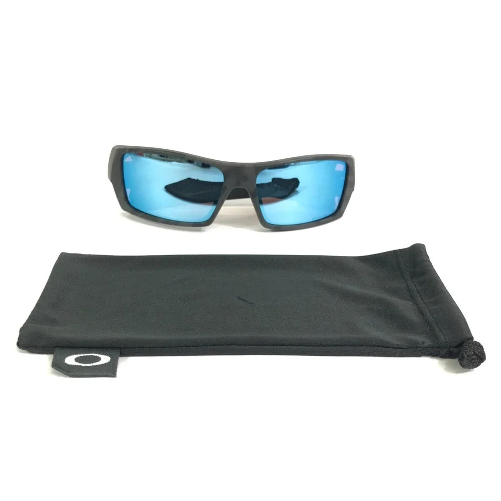 Oakley Sunglasses Gascan OO9014-8160 Matte Black Camo w/ Prizm Deep Water Lenses
